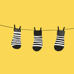 Socks vector clipart