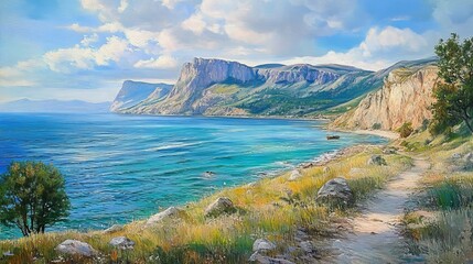 Balaclava summer coast