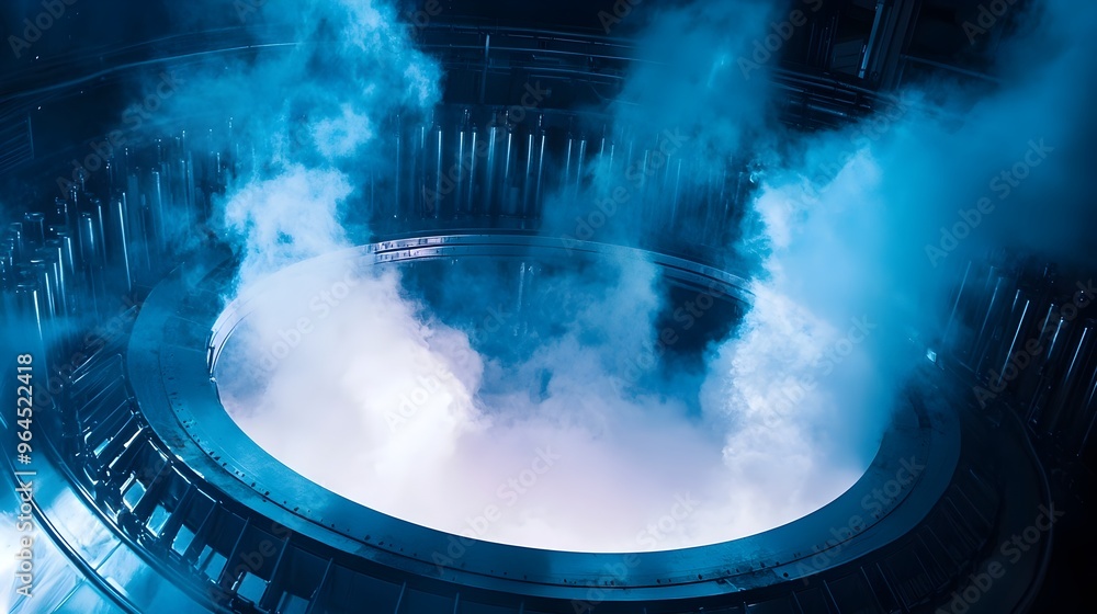 Poster advanced cooling system in nuclear fission reactor with energy particle absorption and dissipation