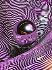 abstract purple background with ball
