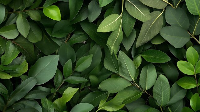 A close-up image of vibrant green leaves, symbolizing growth, nature, freshness, life, and vitality. Perfect for nature-themed designs, branding, and social media.