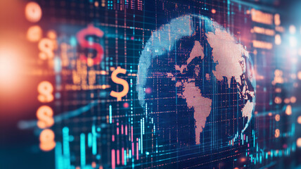 Obraz premium Gold Coins and Bitcoin Symbolizing Investment and Financial Growth