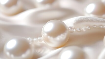 Smooth Pearl White Luxury Surface with Soft Radiant Glow and Ample Copy Space