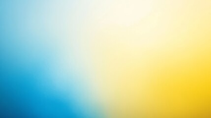 A simple and elegant abstract background with a smooth gradient transitioning from blue to yellow. This minimalist style background is perfect for website banners, social media posts, and other digita