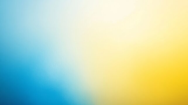 A simple and elegant abstract background with a smooth gradient transitioning from blue to yellow. This minimalist style background is perfect for website banners, social media posts, and other digita