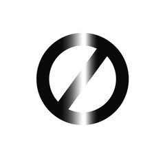 Isolated red Not Allowed stop sign, Prohibition sign or stop sign illustration in PNG isolated on transparent background