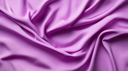 Obraz premium A smooth and elegant lilac fabric draped in soft folds creating a beautiful texture, perfect for a background or design element. This image conveys concepts of luxury, softness, and elegance.