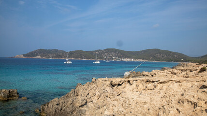 Ses Salines location, Ibiza island, Spain