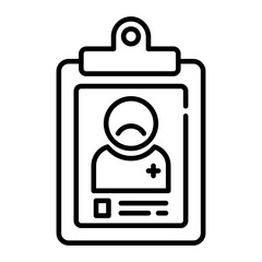 patient report line icon