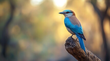 Indian roller in Madhya Pradesh's Bandhavgarh.
