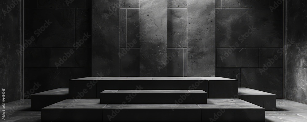 Aufkleber create a podium mockup with a modular design.