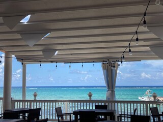 Beach Cafe Through the Pier