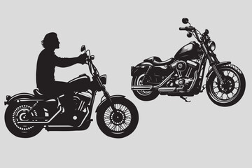 High-Quality Motorcycle Vector Illustrations