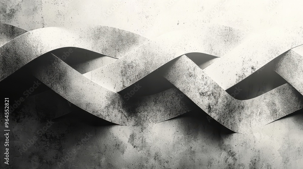 Poster abstract diagonal lines intersecting with subtle shading