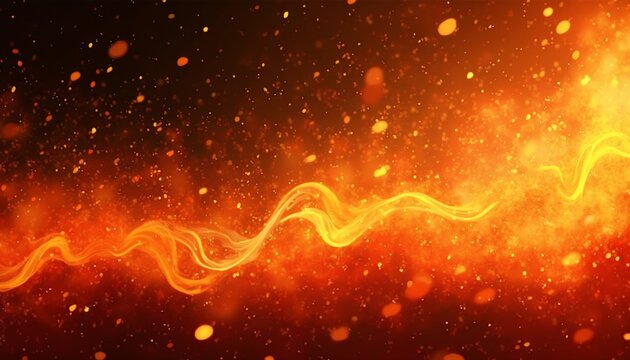 Intense abstract design with swirling fiery patterns and warmth