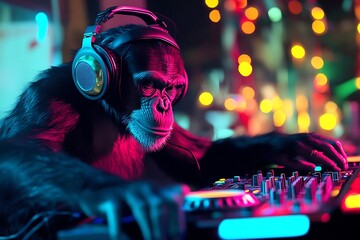 dj at the party