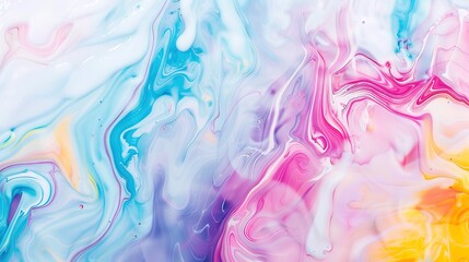 Obraz premium A captivating texture of marble forms a colorful background. The marble shows unique patterns and swirls, with a variety of colors blending together. This background has a rich and luxurious feel, wit