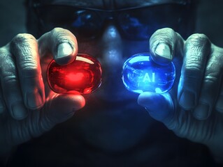 Rote und blaue Pille - Entscheidung im Zeitalter der künstlichen Intelligenz