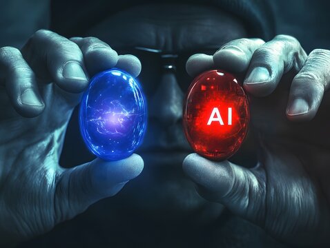 Rote und blaue Pille - Entscheidung im Zeitalter der k&uuml;nstlichen Intelligenz