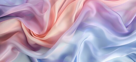 Obraz premium soft, pastel-colored background with gentle curves and smooth lines, creating an atmosphere of calmness and tranquility, suitable for backgrounds or packaging designs with a minimalist style.