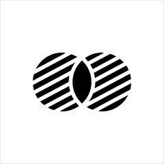 Venn diagram icon. Venn diagram vector illustration from Analytics collection. vector illustration isolated on white background.