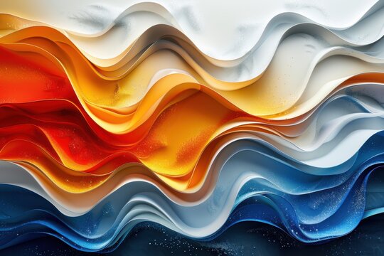 abstract background in colors and patterns for American Touch Tag Day - Powered by Adobe