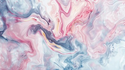 A captivating texture of marble forms a colorful background. The marble shows unique patterns and swirls, with a variety of colors blending together. This background has a rich and luxurious feel, wit