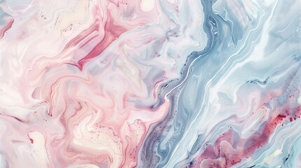 A captivating texture of marble forms a colorful background. The marble shows unique patterns and swirls, with a variety of colors blending together. This background has a rich and luxurious feel, wit