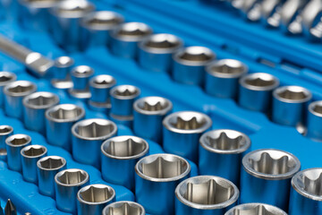 Obraz premium hex socket set, close up