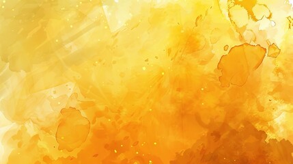 A magnificent texture of a golden watercolor forms a captivating background. The golden hue shimmers and glows, creating a luxurious and warm feel. The texture is rich and unique, with the watercolor 