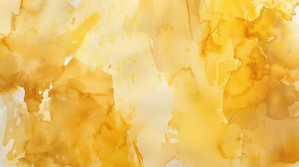 A magnificent texture of a golden watercolor forms a captivating background. The golden hue shimmers and glows, creating a luxurious and warm feel. The texture is rich and unique, with the watercolor 