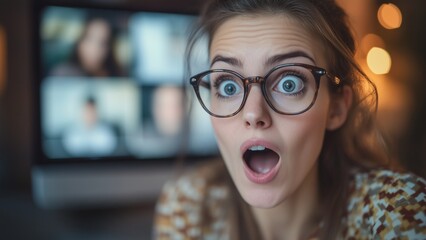 Surprise! An office lady was surprised when she received an unexpected promotion for a product, even though she really wanted it.