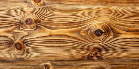 Wooden texture with natural patterns of knots and grains