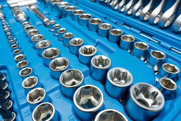 Obraz premium hex socket set, close up