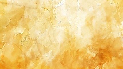 A magnificent texture of a golden watercolor forms a captivating background. The golden hue shimmers and glows, creating a luxurious and warm feel. The texture is rich and unique, with the watercolor 