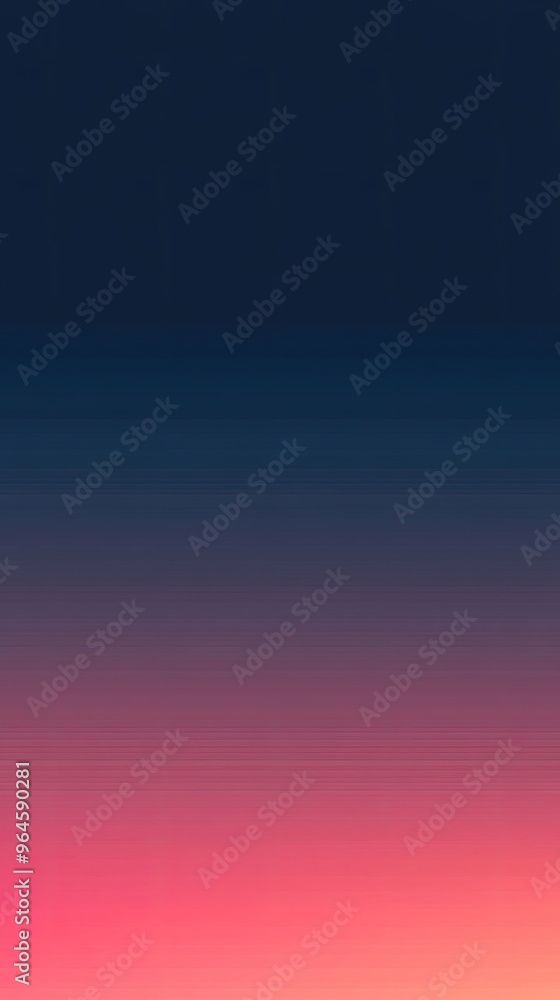 Poster a serene gradient background transitioning from deep blue to soft pink, perfect for a calming and mo