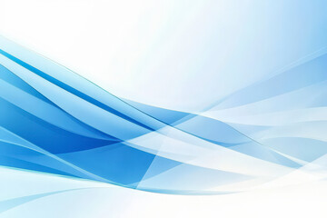 Fototapeta premium Blue Light Wave Abstract Corporate identity PowerPoint background, blue and white, gradient