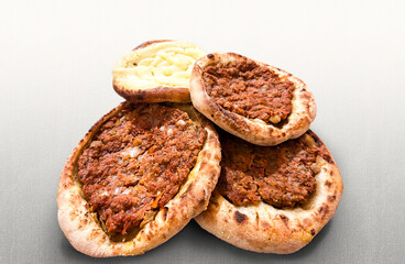 Delicious arabic esfiha presenting traditional savory pastry from lebanon
