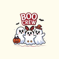 Halloween, boo cute T-Shirt Designs for October, vector illustration t-shirt design