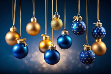 christmas balls on white background