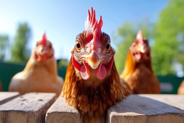 Poultry farm, cage-free hens, freedom to roam offers hens the freedom to explore their environment, promoting natural behaviors