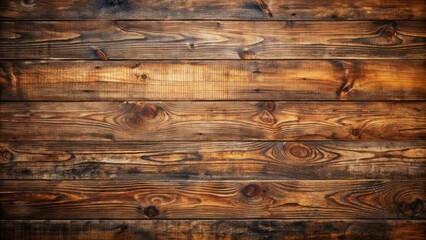 Naklejka premium Vintage brown rustic grunge wood texture background with a weathered and aged wooden surface
