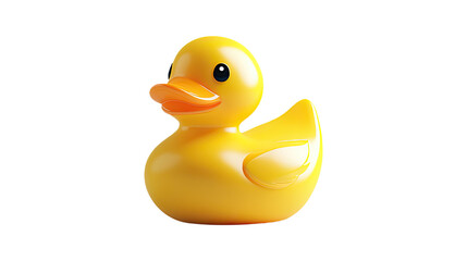 A charming yellow rubber duck