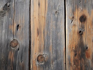 Obraz premium Aged Wood Texture with Visible Cracks, Knots, and a Weathered Appearance