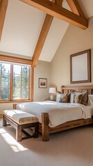 Fototapeta premium interior of a bedroom