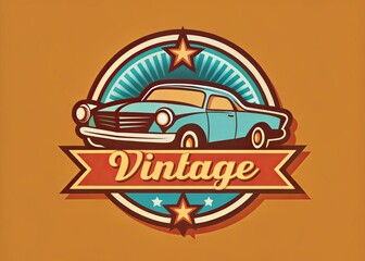 Obraz premium 40s 50s 60s vintage logo inspiration