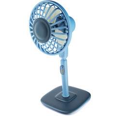 3D Render of a Standing Fan, Ideal for Home Cooling or Appliance Designs. Clipart for Home Appliances, Fans, and Air Circulation Concepts.