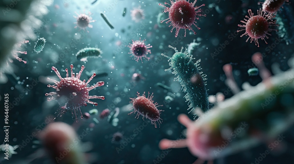 Poster surface contamination with germs and ample text space