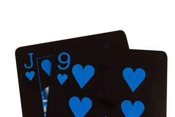 card black game deck bet