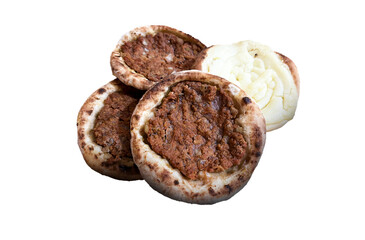 Delicious arabic esfiha presenting traditional savory pastry from lebanon